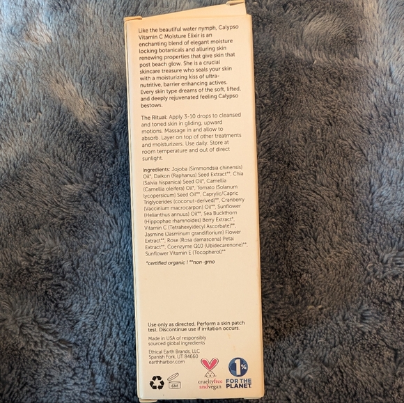 Calypso Earth Harbor Vitamin C Moisture Elixir Sea Berry + COQ10 1fl.oz 30mL - Picture 2 of 4